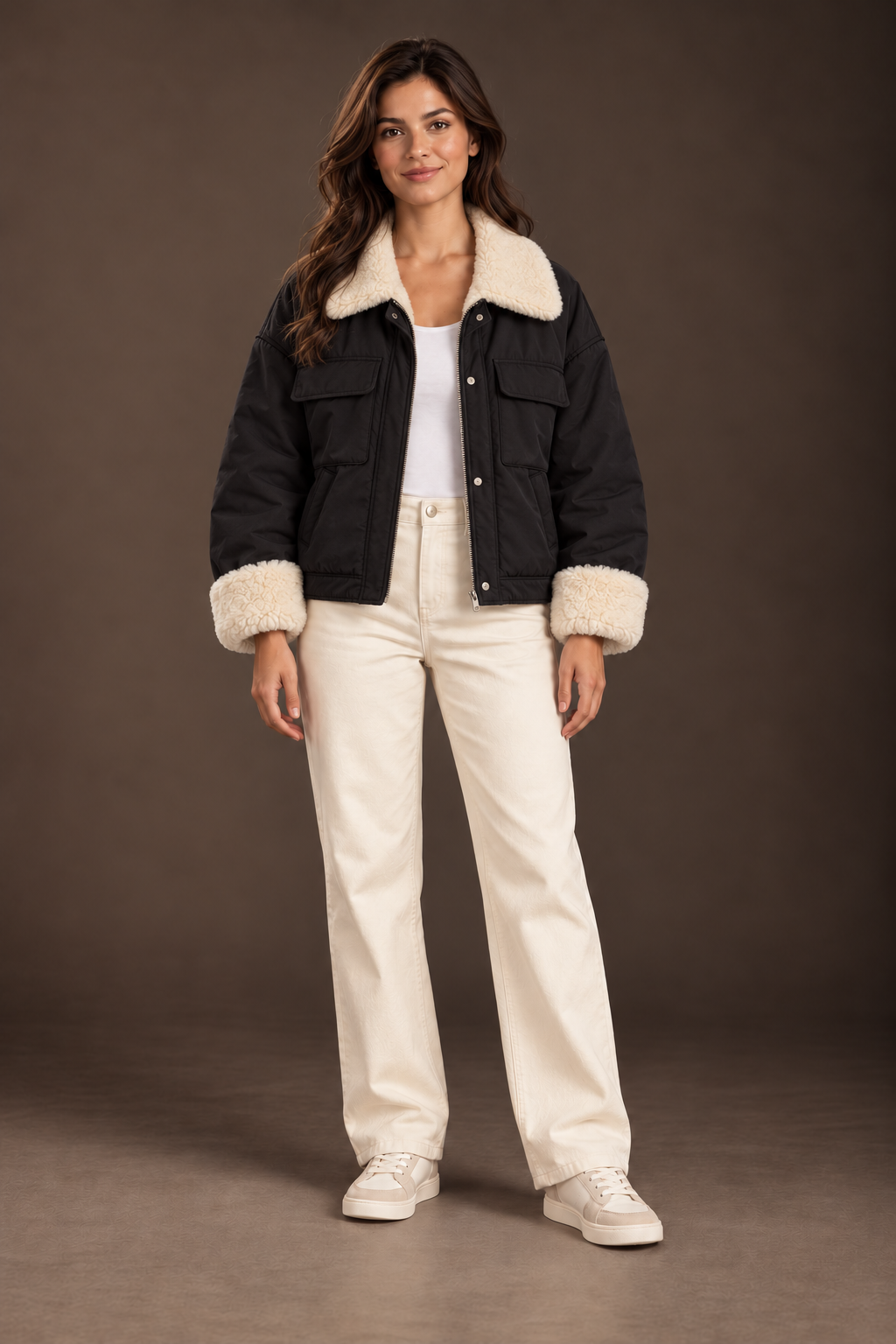 Short Padded Cotton Jacket For Women