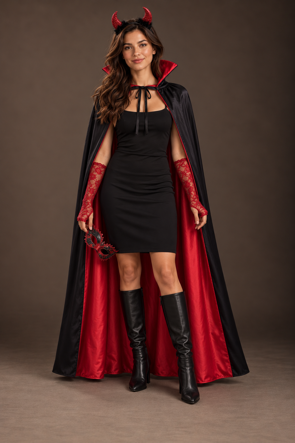 Vampire Costume Set with Cape