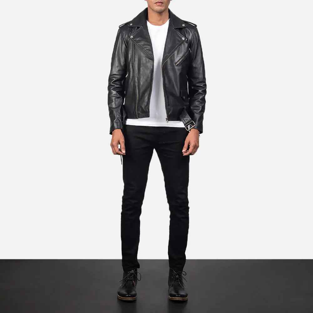 Allaric Alley Leather & Suede Biker Jacket