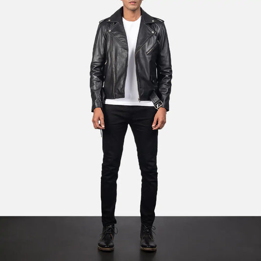 Allaric Alley Leather & Suede Biker Jacket