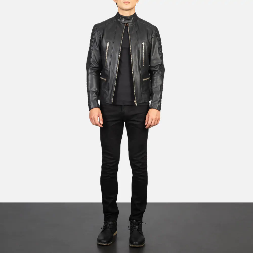 Damian Leather Biker Jacket