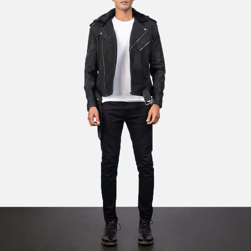Furton Leather Suede & Biker Jacket