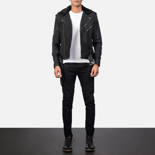 Furton Leather Suede & Biker Jacket