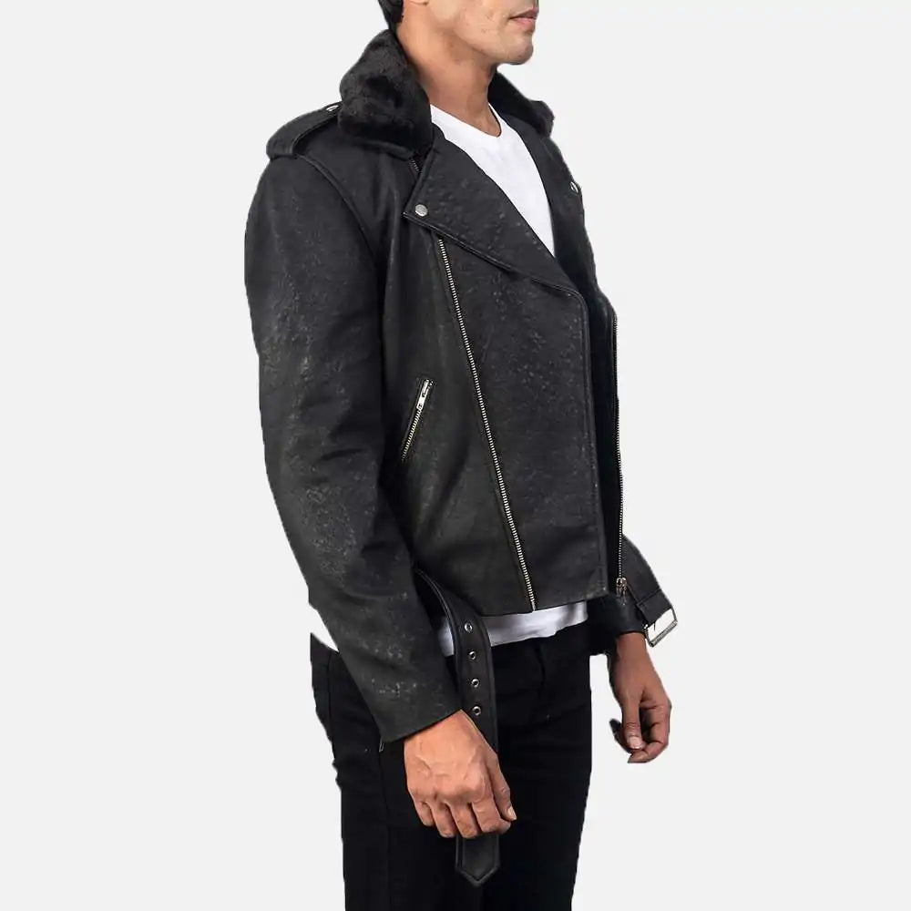 Furton Leather Suede & Biker Jacket