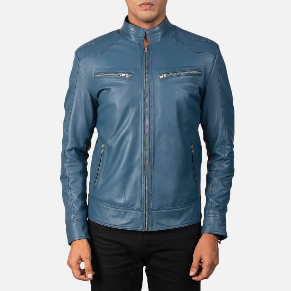 Mack Leather Biker Jacket