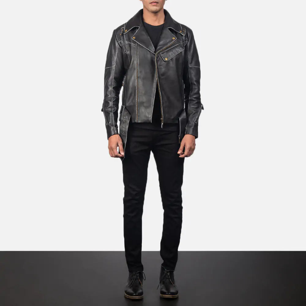 Vincent Leather Biker Jacket