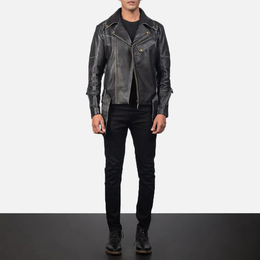 Vincent Leather Biker Jacket